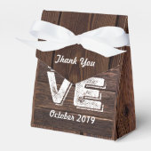 Ballotins Love Rustic Woodland Photo Heart Frame monogram (Verso)