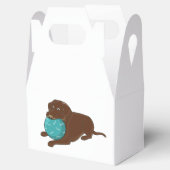Ballotins LR chocolate lab mâcher boule dessin animé (Ouvert)