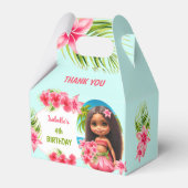 Ballotins Luau Eté Anniversaire Tropical Beach Party fille (Verso)