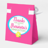 Ballotins Luau Hibiscus Tropical Graduation rose (Arrière)