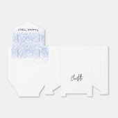 Ballotins Lumière blanche paillettes bleues clairs scintille (Déplié)