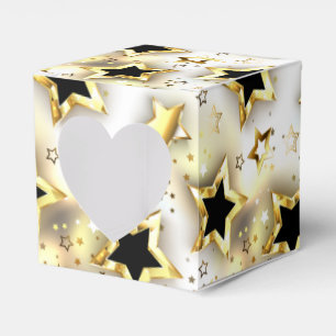 Ballotins Lumière transparente avec étoiles or