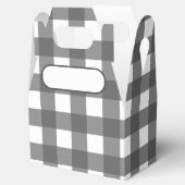Ballotins Lunch Box Vichy gris clair (Ouvert)