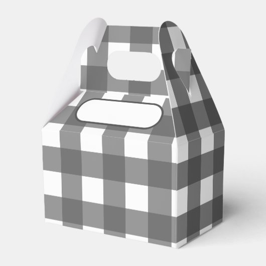 Ballotins Lunch Box Vichy gris clair (Verso)