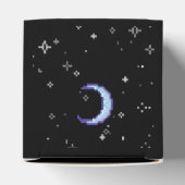 Ballotins Lune Croissant Bleu Avec Étoiles Pixel Art (Haut)