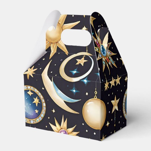 Ballotins Lune Et Etoiles Pignon Céleste (Arrière)