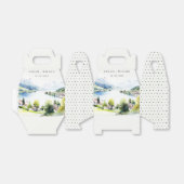 Ballotins Lungern Switzerland Watercolor Landscape Wedding (Déplié)