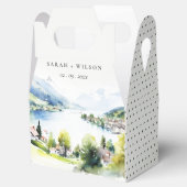 Ballotins Lungern Switzerland Watercolor Landscape Wedding (Ouvert)