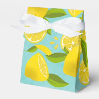 Ballotins Lush Lemon - turquoise Fête Boîte de Faveur