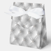 Ballotins Luxe Glam Soft Grey Faux Velvet (Recto)