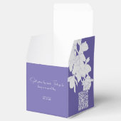 Ballotins Luxe violet fleuri (Ouvert)