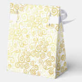 Ballotins Luxueux Chic Hiver Blanc Et Or Mariage (Verso)