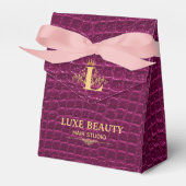 Ballotins Luxury Crocodile Leather Monogram Gold Initial (Verso)