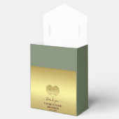 Ballotins Luxury Gold Sage Green Wedding Anniversary  (Ouvert)