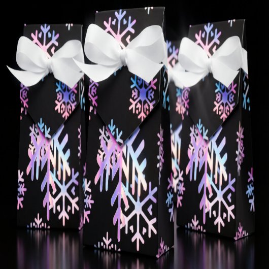 Ballotins Luxury Holographic Snowflake Christmas Collection 