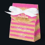 Ballotins Luxury Monogrammed Popular Pink Gold Parties scint<br><div class="desc">Luxury Monogrammed Popular Pink Gold Parties scintillant Ballotin - (Tapez BOKI412 dans le navigateur pour voir l'offre de toutes mes créations. Merci . ) - Produit Customisé - Voir nos autres produits et collections,  choisissez un cadeau pour vous et vos proches. Merci d'avoir acheté dans notre magasin. Reviens. :)</div>