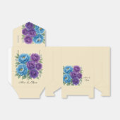 Ballotins Lyons Blue Peony & Fig Purple Rose Mariage (Déplié)