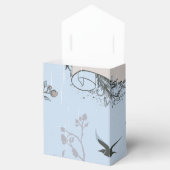 Ballotins Lys rose asiatique et Roses en bleu (Ouvert)