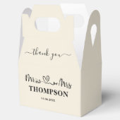 Ballotins M. et Mme Élégant Simple | Blanc Naturel (Ouvert)