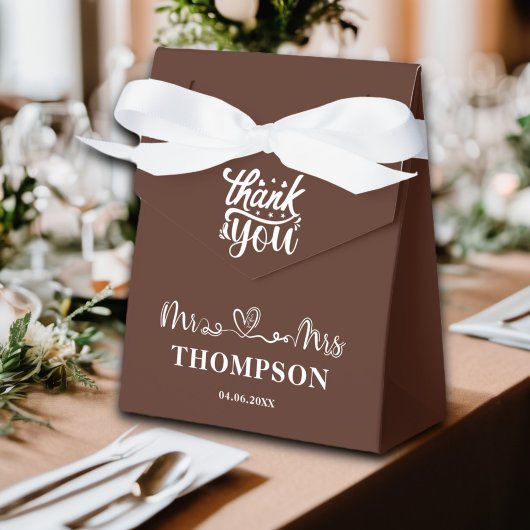 Ballotins M. et Mme Élégant Simple | Marron