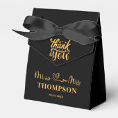 Ballotins M. et Mme Elegant Simple | Or noir (Verso)