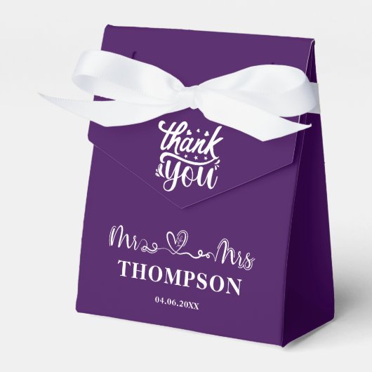 Ballotins M. et Mme Elegant Simple | Violet (Verso)