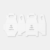 Ballotins M. & Mme ajouter nom de famille date année mariage (Déplié)