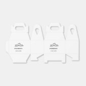 Ballotins M. & Mme ajouter nom de famille date année mariage (Déplié)