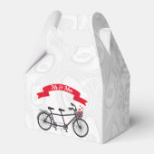 Ballotins M. & Mme Bicycle Wedding Favor Box (Verso)
