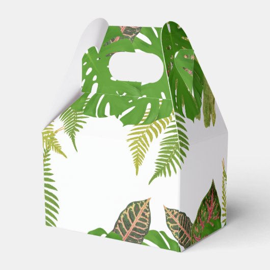 Ballotins M. & Mme Feuille Tropical Mariage de script (Arrière)