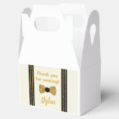 Ballotins M. Onederful or et noir arc cravate (Ouvert)