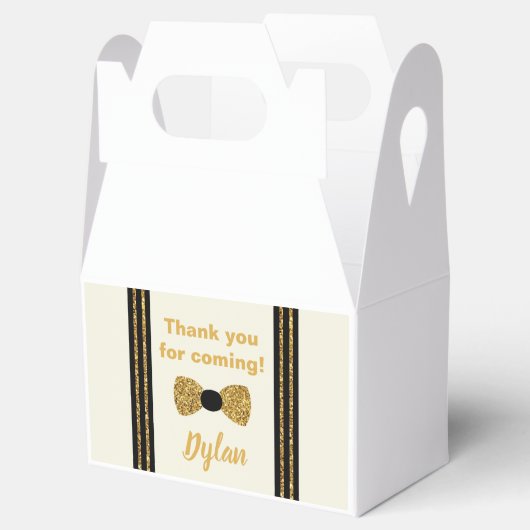 Ballotins M. Onederful or et noir arc cravate (Ouvert)