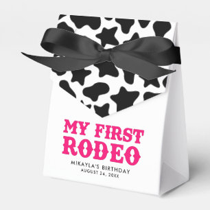 Ballotins Ma Première Rodeo Vachère Rose Anniversaire