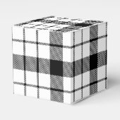 Ballotins MacFarlane tartan noir blanc plaid (Verso)