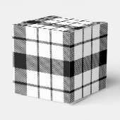 Ballotins MacFarlane tartan noir blanc plaid (Arrière)