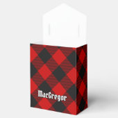 Ballotins MacGregor Crest sur Rob Roy Tartan Ballotin (Ouvert)