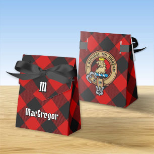 Ballotins MacGregor Crest sur Rob Roy Tartan Ballotin