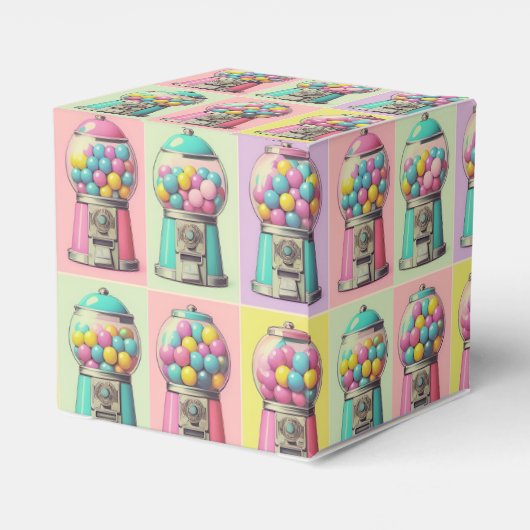 Ballotins Machine à Bubblegum rétro (Arrière)