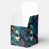 Ballotins Madame Masquerade Cube Turquoise (Ouvert)