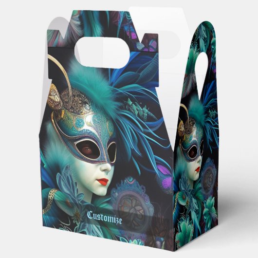 Ballotins Madame Masquerade Turquoise Gable (Ouvert)