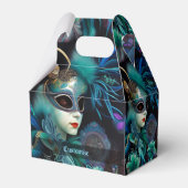 Ballotins Madame Masquerade Turquoise Gable (Verso)