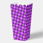 Ballotins Magenta Pink Dots Black White Lattice Pattern (Verso)