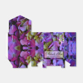 Ballotins Magenta Purple bleu jaune Hydrangeas fleurs (Déplié)