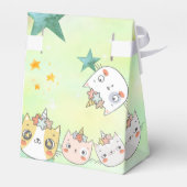 Ballotins Magic caticorn anniversaire boîte cadeau papier (Arrière)