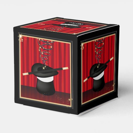 Ballotins Magic Magicien Événement Personnalisé Fête Boîte d (Arrière)