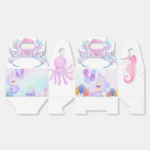 Ballotins Magical  Mermaid Birthday Invitation Card (Déplié)