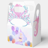 Ballotins Magical  Mermaid Birthday Invitation Card (Ouvrir)