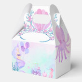 Ballotins Magical  Mermaid Birthday Invitation Card (Verso)