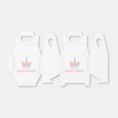 Ballotins Magical Unicorn Ballotin de fête d'anniversaire. (Déplié)