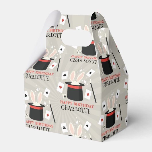 Ballotins Magicien Show Magicien Enfants Anniversaire Nom pe (Verso)